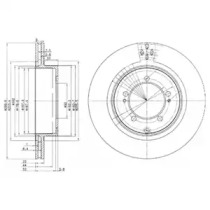 Тормозной диск DELPHI BG3811