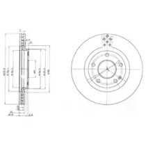 Тормозной диск DELPHI BG3829