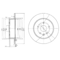 Тормозной диск DELPHI BG3907