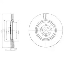 Тормозной диск DELPHI BG3918