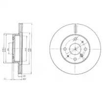 Тормозной диск DELPHI BG3920