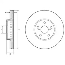 Тормозной диск DELPHI BG3921
