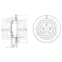 Тормозной диск DELPHI BG3931