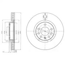 Тормозной диск DELPHI BG3963