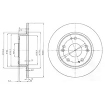 Тормозной диск DELPHI BG3964