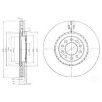 Тормозной диск DELPHI BG3993