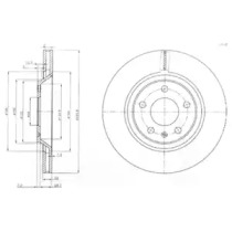 Тормозной диск DELPHI BG3997