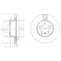 Тормозной диск DELPHI BG3998