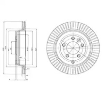 Тормозной диск DELPHI BG4020