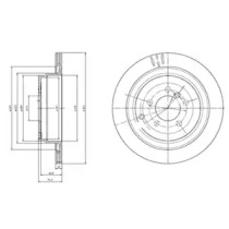 Тормозной диск DELPHI BG4021