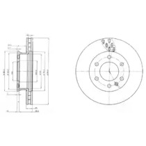 Тормозной диск DELPHI BG4032C