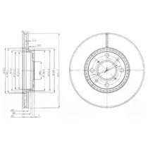 Тормозной диск DELPHI BG4049