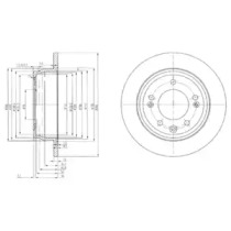 Тормозной диск DELPHI BG4082