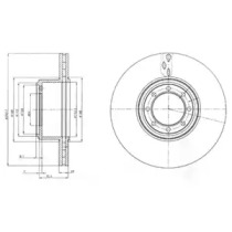 Тормозной диск DELPHI BG4102