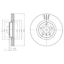 Тормозной диск DELPHI BG4107