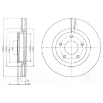 Тормозной диск DELPHI BG4109