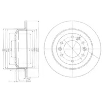 Тормозной диск DELPHI BG4138