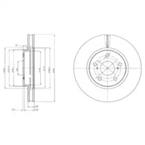 Тормозной диск DELPHI BG4139