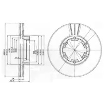 Тормозной диск DELPHI BG4140