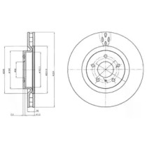 Тормозной диск DELPHI BG4162