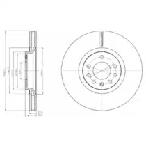 Тормозной диск DELPHI BG4185