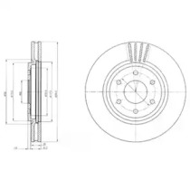 Тормозной диск DELPHI BG4205