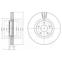 Тормозной диск DELPHI BG4231