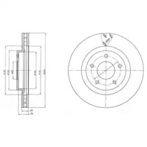 Тормозной диск DELPHI BG4246