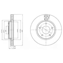 Тормозной диск DELPHI BG4258