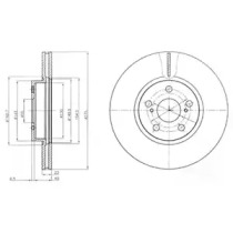 Тормозной диск DELPHI BG4277