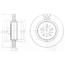 Тормозной диск DELPHI BG4306