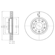 Тормозной диск DELPHI BG4314