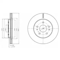 Тормозной диск DELPHI BG4326