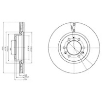 Тормозной диск DELPHI BG4339