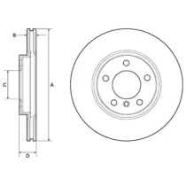 Тормозной диск DELPHI BG4771C