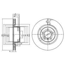 Тормозной диск DELPHI BG9009