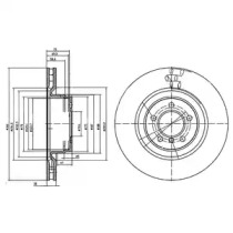 Тормозной диск DELPHI BG9009C