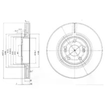 Тормозной диск DELPHI BG9016