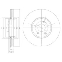 Тормозной диск DELPHI BG9020