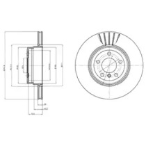 Тормозной диск DELPHI BG9064