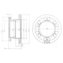 Тормозной диск DELPHI BG9069