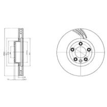 Тормозной диск DELPHI BG9101