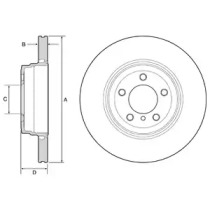 Тормозной диск DELPHI BG9120C