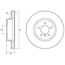 Тормозной диск DELPHI BG9159C