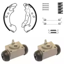 Комлект тормозных накладок DELPHI KP1086