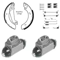 Комлект тормозных накладок DELPHI KP842