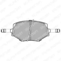 Комплект тормозных колодок DELPHI LP1074