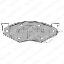 Комплект тормозных колодок DELPHI LP1157