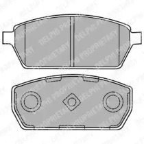 Комплект тормозных колодок DELPHI LP1430