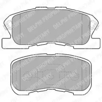 Комплект тормозных колодок DELPHI LP1551